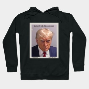 Trump Mugshot Inmate Number Hoodie